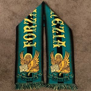 Vintage 90s Venice Italy soccer supporters scarf